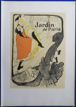 Henri de TOULOUSE LAUTREC - Jane Avril, Lithographie Signée 1946 2