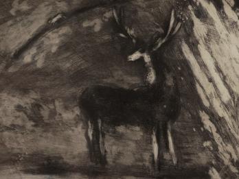 Marc CHAGALL (1887-1958) - Le cerf se voyant dans l’eau, 1952, Gravure originale 2