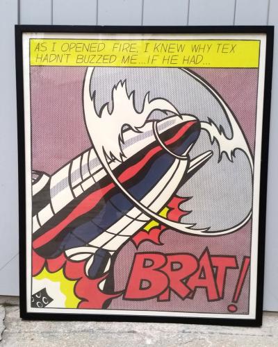 Roy LICHTENSTEIN (d’après) - As I opened fire, 1964 - Impression offset 2
