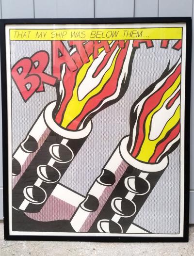 Roy LICHTENSTEIN (d’après) - As I opened fire, 1964 - Impression offset 2