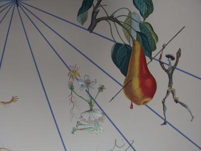 Salvador DALI - Flordali II, La rose papillon, 1981, Lithographie originale signée 2