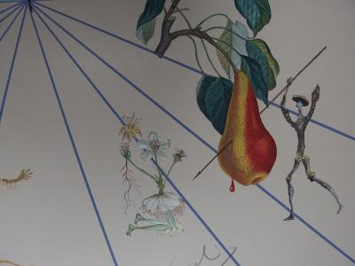 Salvador DALI - Flordali II, La rose papillon, 1981 - Lithographie originale signée 2