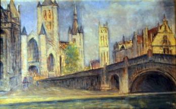 Giovanni MALESCI - Gand (Belgique), 1953, Huile sur panneau 2