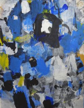 Nicolas NICOLOV - L’espace, Acrylique et gouache signée 2