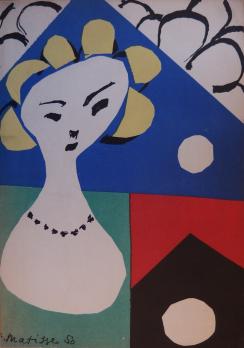 Henri MATISSE - Femme blonde, 1950, Lithographie 2
