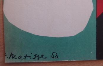 Henri MATISSE - Femme blonde, 1950, Lithographie 2