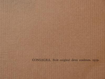 Pietro  CONSAGRA : Sans titre, 1959, Bois original 2