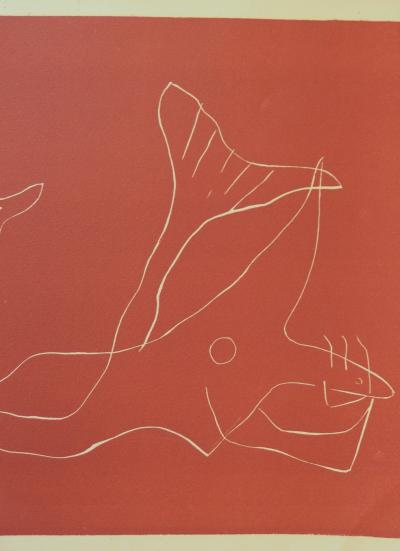 Henri LAURENS : Deux sirènes, 1959 - Gravure originale, signée 2
