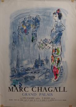 Marc CHAGALL - Le Magicien de Paris (Grand Palais 1969), Lithographie 2
