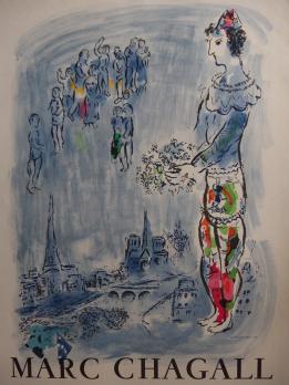 Marc CHAGALL - Le Magicien de Paris (Grand Palais 1969), Lithographie 2