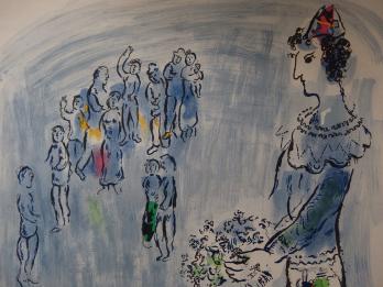 Marc CHAGALL - Le Magicien de Paris (Grand Palais 1969), Lithographie 2