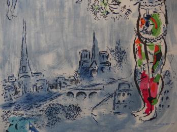 Marc CHAGALL - Le Magicien de Paris (Grand Palais 1969), Lithographie 2