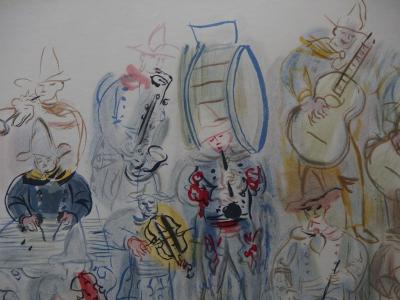 Raoul DUFY - La musique, Vers 1950, Lithographie signée 2