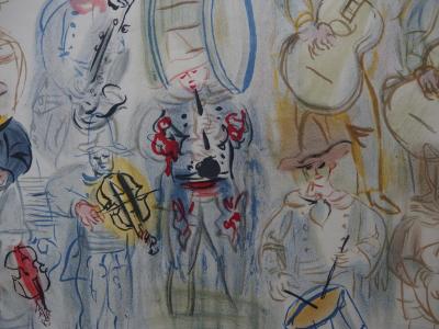 Raoul DUFY - La musique, Vers 1950, Lithographie signée 2