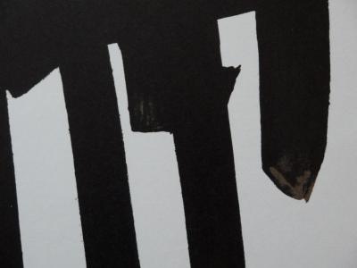 Pierre SOULAGES : Lithographie n°28, Lithographie originale (1970) 2