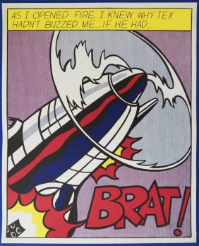 Roy LICHTENSTEIN - As I opened fire (lifetme edition) - Ensemble de 3 lithographies 2