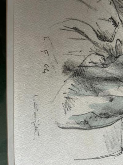 Tsuguharu FOUJITA - Mère et fille, 1964, Lithographie originale signée 2