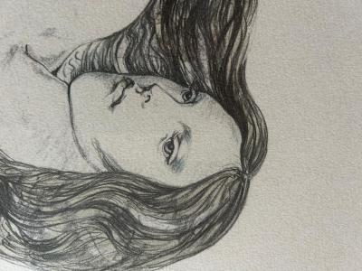 Tsuguharu FOUJITA - Mère et fille, 1964, Lithographie originale signée 2