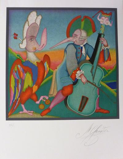Michel CHEMIAKIN - Grande lithographie signée 2