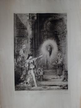 Gustave MOREAU - L’apparition, Rare Gravure 1878 2