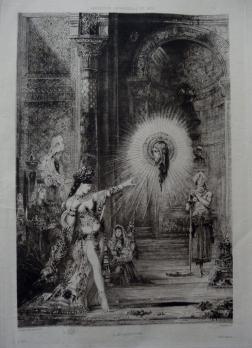 Gustave MOREAU - L’apparition, Rare Gravure 1878 2