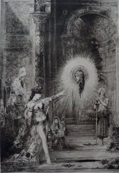 Gustave MOREAU - L’apparition, Rare Gravure 1878 2