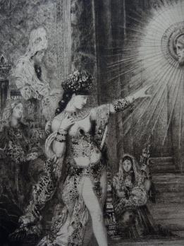 Gustave MOREAU - L’apparition, Rare Gravure 1878 2