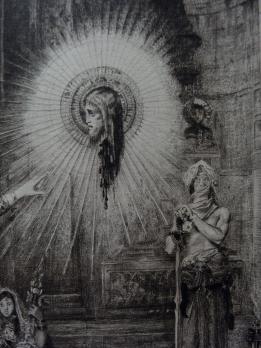 Gustave MOREAU - L’apparition, Rare Gravure 1878 2