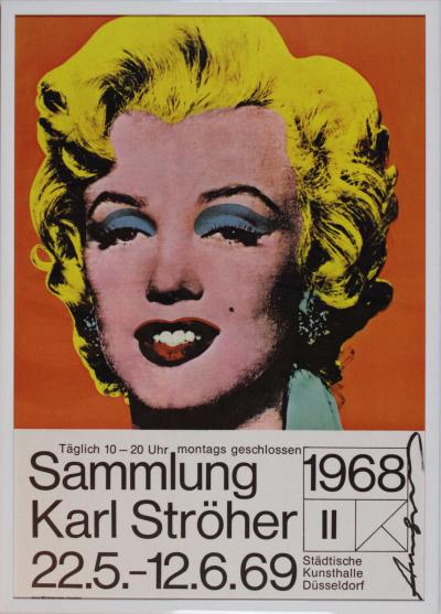 Andy Warhol, Manifesto originale della mostra Karl Ströher, 1968 2