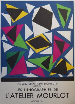 Henri MATISSE -  Formes géométriques, Affiche en lithographie originale (Mourlot) 2
