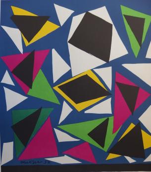 Henri MATISSE -  Formes géométriques, Affiche en lithographie originale (Mourlot) 2