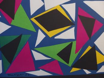 Henri MATISSE -  Formes géométriques, Affiche en lithographie originale (Mourlot) 2