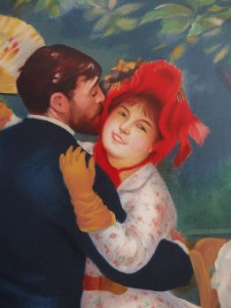 Pierre Auguste RENOIR - Danse à la campagne, lithographie 2