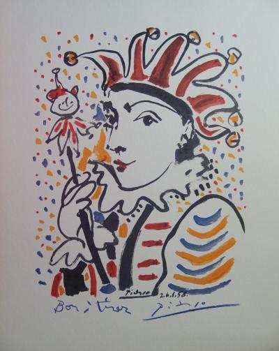Pablo PICASSO (d’après) - Carnaval : le fou du roi, Lithographie signée 2