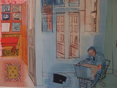 Raoul DUFY (d’après) - L’Atelier de l’impasse Guelma - Lithographie signée 2