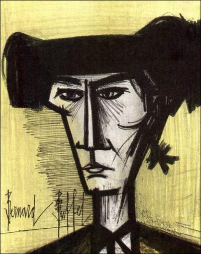 Bernard BUFFET - Le Torero, 1967 - Lithographie originale 2