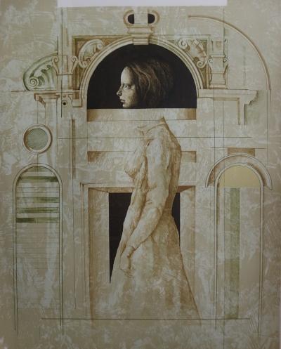Hiroshi ASADA - L’architecture renaissance, Lithographie originale 2