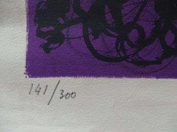 Bernard BUFFET - Toreador, 1967, Lithographie Signée au crayon 2