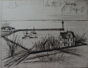 Bernard BUFFET - La Côte d’Émeraude, 1962, Gravure originale 2