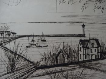 Bernard BUFFET - La Côte d’Émeraude, 1962, Gravure originale 2