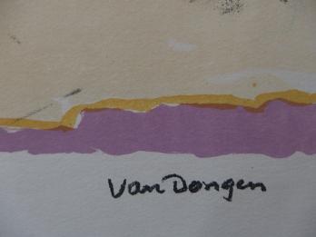 Kees VAN DONGEN - Rencontre au Bois, Lithographie originale signée 2