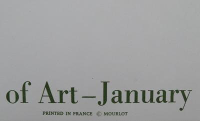 Edvard MUNCH (d’après) - Jeunesse et vieillesse, 1969 - Affiche lithographique originale 2