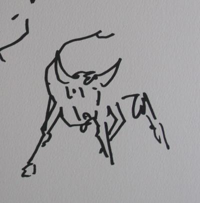 Jean COCTEAU - Le Toréador élégant, 1961 - Lithographie 2