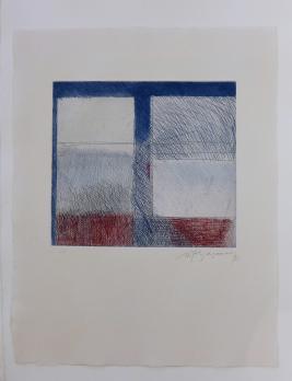 Alberto RAFOLS-CASAMADA - Barcelona 8, 1981, Gravure signée, datée et justifiée 2