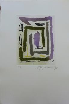 Alberto RAFOLS-CASAMADA - Laberint 2, 1988, Gravure signée, datée et justifiée 2