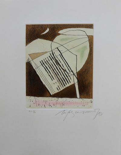 Alberto RAFOLS-CASAMADA - Finestres 1, 1993 - Gravure signée au crayon 2
