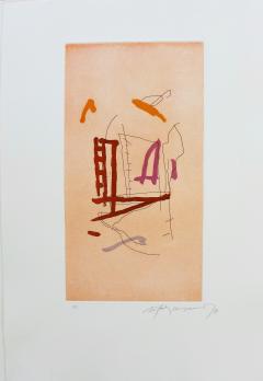 Alberto RAFOLS-CASAMADA - Barris extrem 4, 1991, Gravure originale signée 2