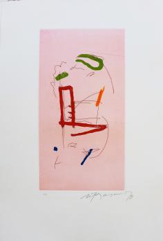 Alberto RAFOLS-CASAMADA - Barris extrem 6, 1991, Gravure originale signée 2