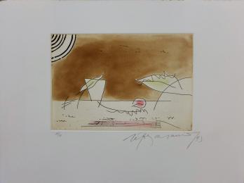 Alberto RAFOLS-CASAMADA - Finestres 6, 1993, Gravure signée 2