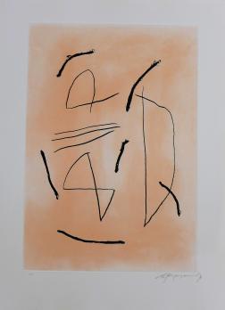 Alberto RAFOLS-CASAMADA - Signe i color 4, 1991, Gravure signée 2